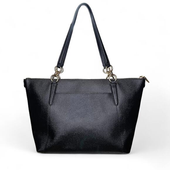 Coach Ava Tote in Black Crossgrain Leather Gold hardware - Picture 4 of 13